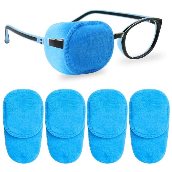 Bran 4 Pack Eye Patches For Kids Girls Boys, Right & Left Eye Patch For Glasses, Carousel 1