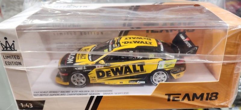 Holden Commodore ZB 2021 Scott Pye DeWalt Racing 1/43 Authentic Collectables Carousel 1