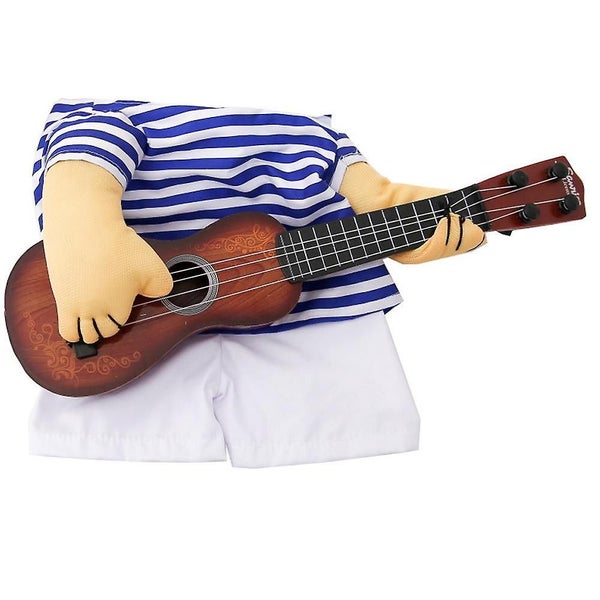 Pet Guitar Costume Dog Costumes Cat Halloween Christmas Cosplay Party Funny Outf Carousel 1