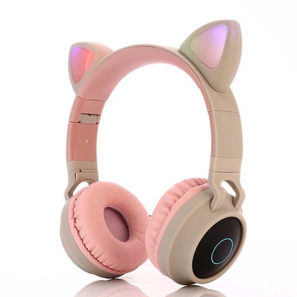 Bran Head-mounted Kids Headphones, Bluetooth 5.0wireless Headphone, Foldable Cat Carousel 1