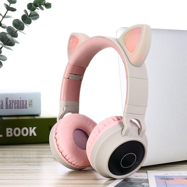 Bran Head-mounted Kids Headphones, Bluetooth 5.0wireless Headphone, Foldable Cat Carousel 2