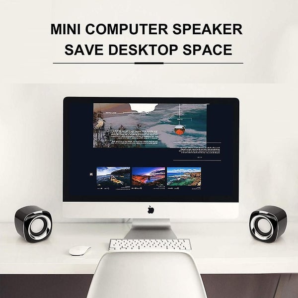Bran Computer Speakers, Pc Powered Speakers Usb Speaker Monitor Speakers For Des Carousel 3