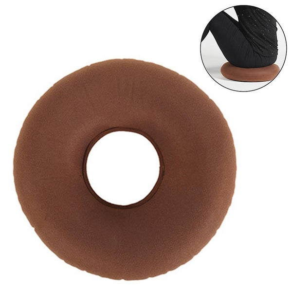 Bran Inflatable Donut Cushion Pillow / Doughnut Pillow With Pump & Travel Bag - Carousel 1