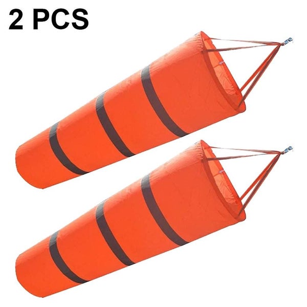 Bran 2 Pieces Windsock With Reflective, Windsock With Reflective, Airport Windso Carousel 1