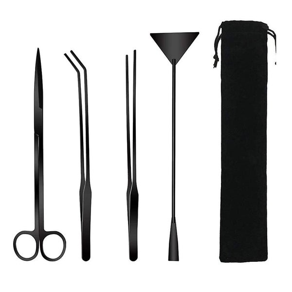 Bran Aquatic Plant Tweezers Scissor Spatula Tool Aquarium Scrapers 4 In 1 Stainl Carousel 2