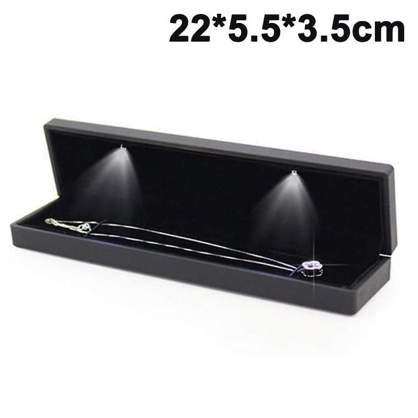 Bran Jewelry Gift Box With Led Light, Jewelry Box For Ring Earring Necklace Brac Carousel 1