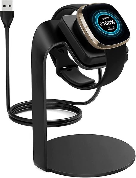 Bran Charger Dock Compatible With Fitbit Sense/versa 3, Premium Aluminum Alloy C Carousel 1