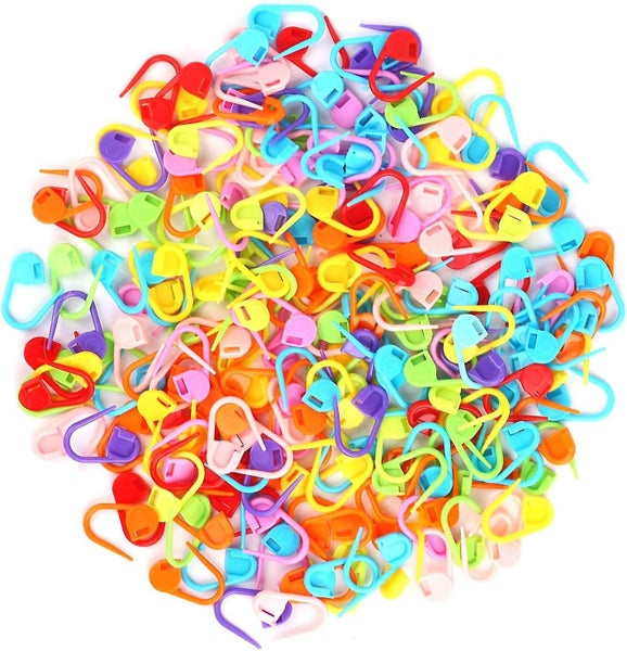 Bran Mix Color Knitting Stitch Counter Crochet Locking Stitch Markers Stitch Nee Carousel 1