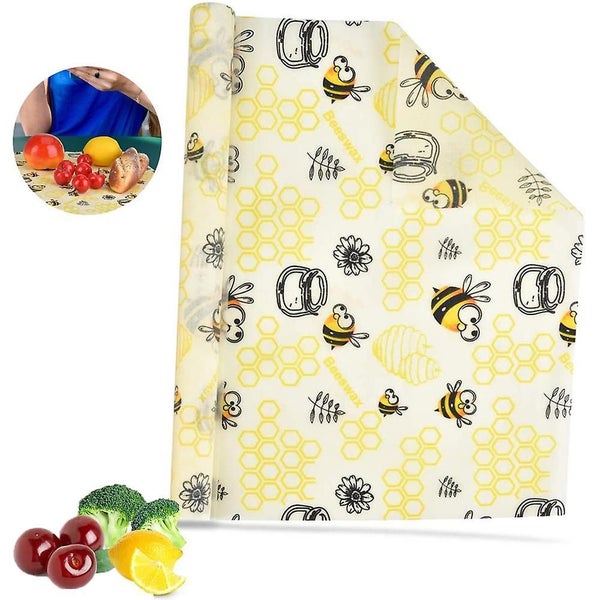 Bran Beeswax Food Wrap Roll (100x33cm) Reusable Beeswax Wrap And Eco-friendly Be Carousel 1
