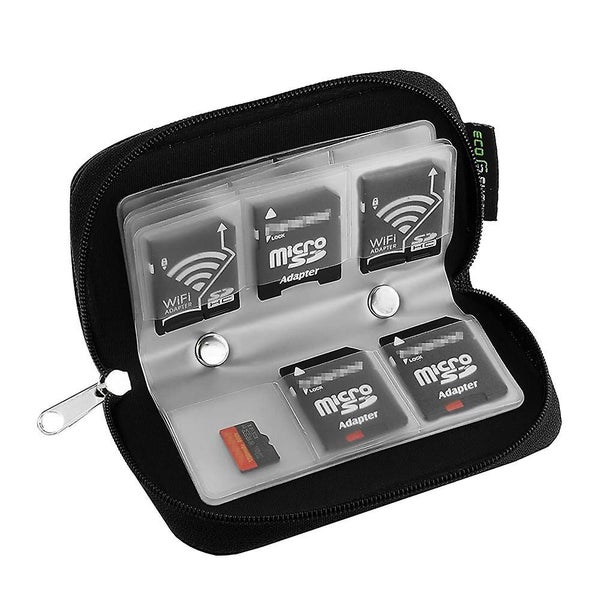 Bran Storage Cards Storage Bag Protective Covers With Zipper 22 Slots For Sd Car Carousel 1