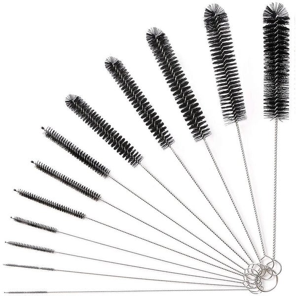 Bran Cleaning Brushes, 12 Piece Set 24 Cm Long Brushes, Bottle Cleaning Brushes, Carousel 1