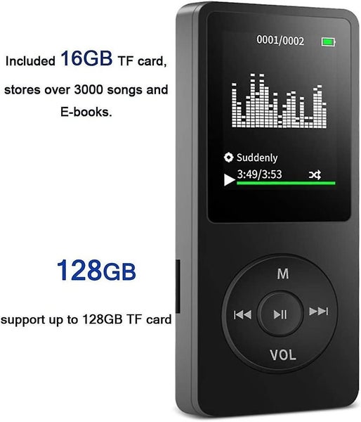 Bran Mp3 Player, Music Player, Integrated Speaker/photo Reading/video/radio Fm/v Carousel 5
