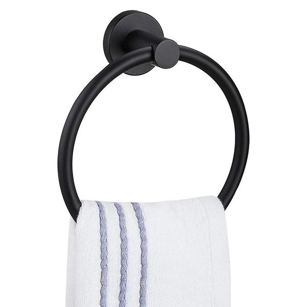 Bran Towel Ring For Bathroom 1 Pack, Kitchen Bath Circle Towel Holder Hangers Wa Carousel 2