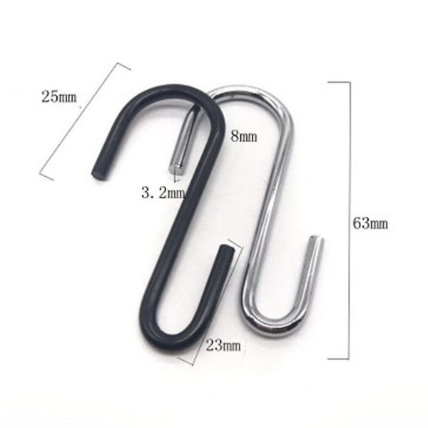 Bran 20 Pack Heavy Duty S Hooks Pan Pot Holder Rack Hooks Hanging Hangers S Shap Carousel 5