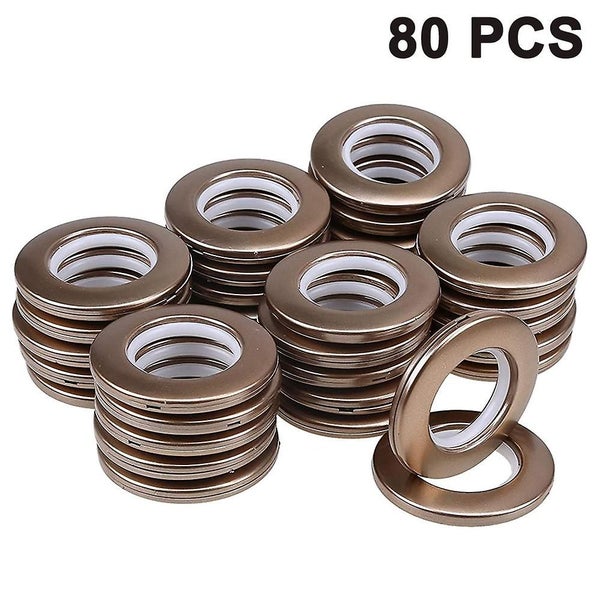 Bran 80 Pieces Of Curtain Rings Fabric S, Diameter 46mm Curtain Rods Accessories Carousel 1