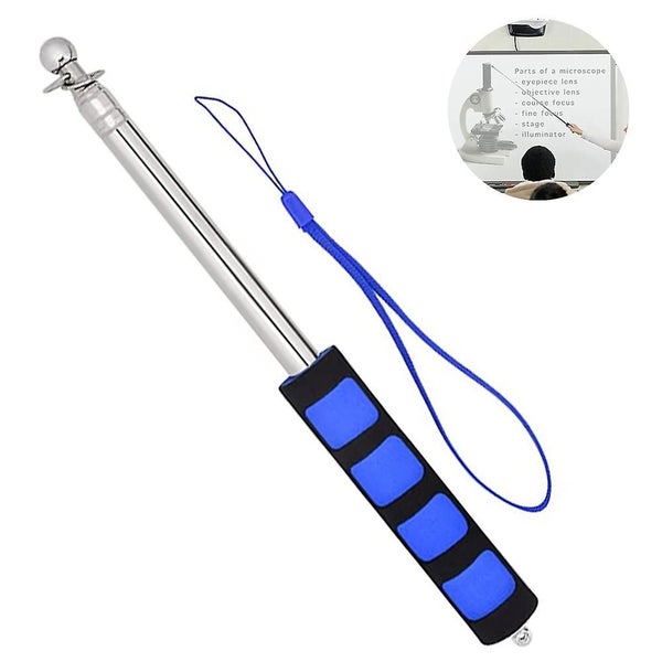 Bran 200cm Stainless Steel Portable Telescopic Social Distance Stick Pointer, Ex Carousel 1