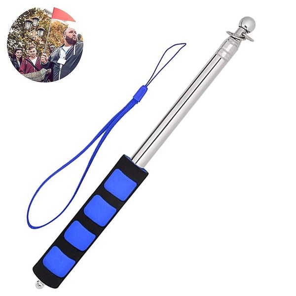 Bran 200cm Stainless Steel Portable Telescopic Social Distance Stick Pointer, Ex Carousel 2