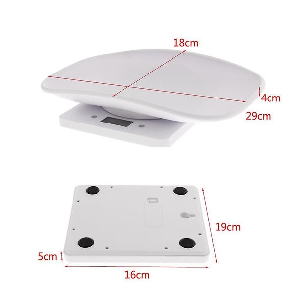 Electronic Puppy Scales Kitchen Scale, Tray Portable Digital Scale For Small Pet Carousel 2