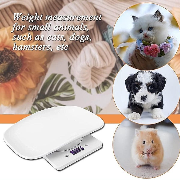 Electronic Puppy Scales Kitchen Scale, Tray Portable Digital Scale For Small Pet Carousel 5