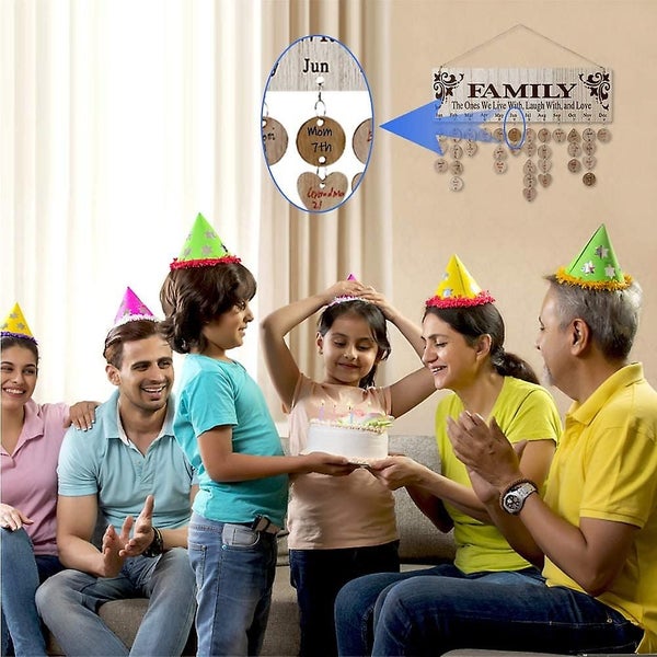 Mom Grandma Gifts For Birthday Christmas Mothers Day - Diy Wooden Family Birthda Carousel 2