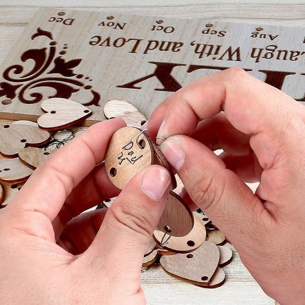 Mom Grandma Gifts For Birthday Christmas Mothers Day - Diy Wooden Family Birthda Carousel 5