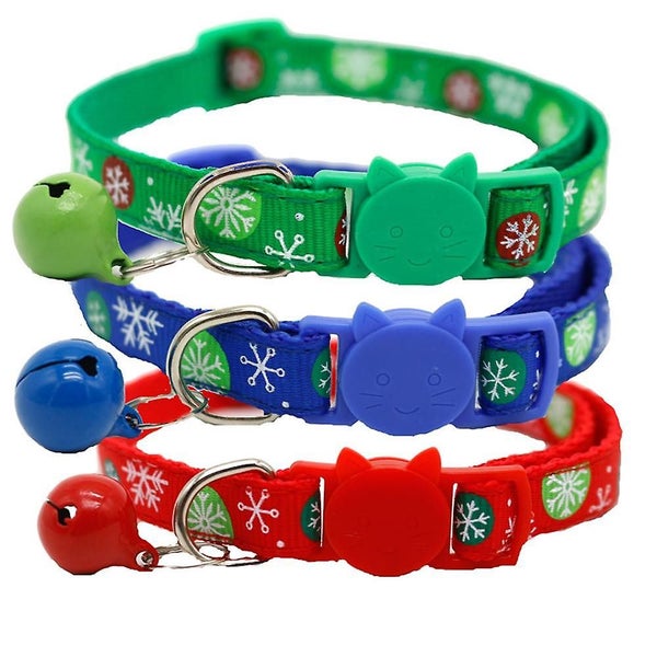 Three Cat Collars. Summer Cat Collars Carousel 1