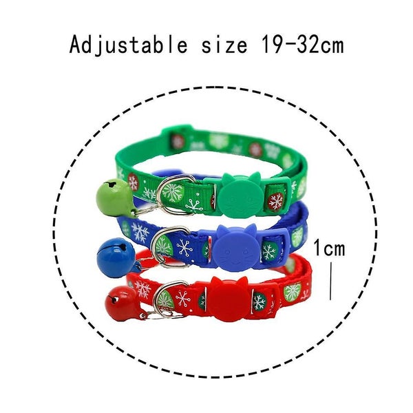 Three Cat Collars. Summer Cat Collars Carousel 2