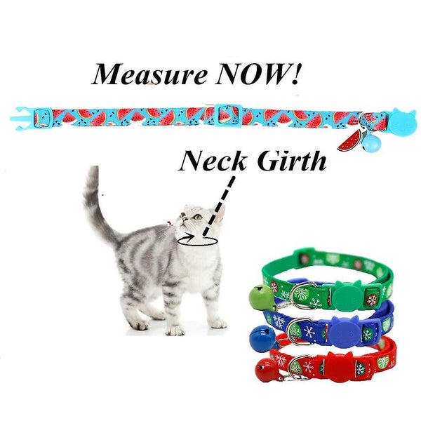 Three Cat Collars. Summer Cat Collars Carousel 5