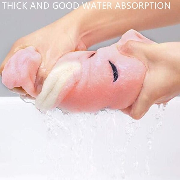 2pack Hair Towels Absorbent Hair Drying Towel Turban For Women And Girls Quick Carousel 5