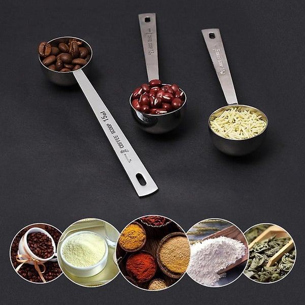 2 Pack Coffee Scoop, Tablespoon Measure Spoon Contains 1 Tablespoon (15ml) And 2 Carousel 5