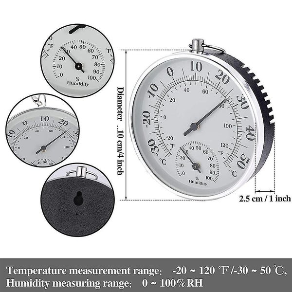 Indoor Thermometer Wireless Hygrometer Thermometer Humidity Gauge Meter With Han Carousel 2