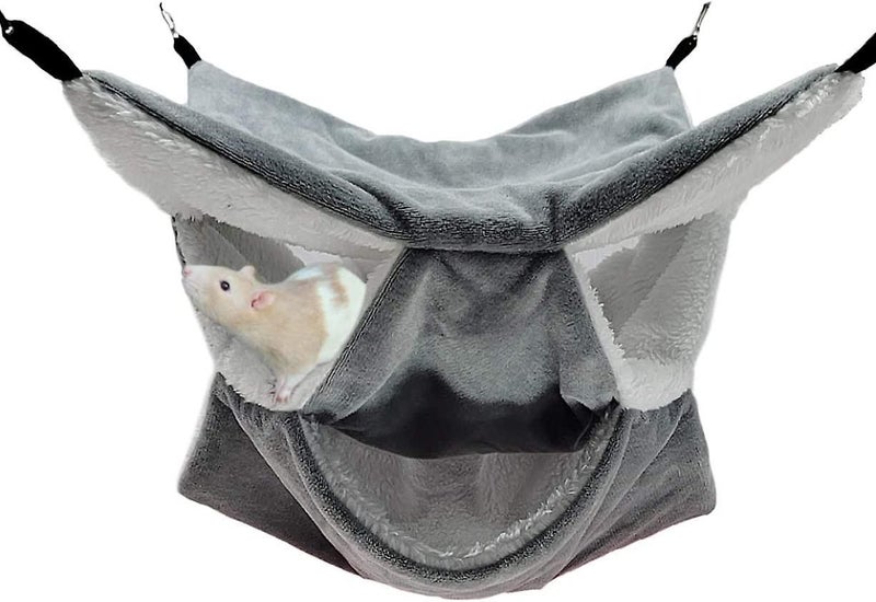 Hamster Rodent Hammock Hanging Bed Ferret Sleeping Comfortable Nest With Layers Carousel 1
