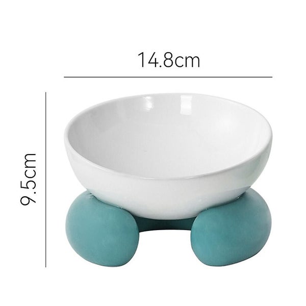 Ceramic Protection Cervical Vertebra Oblique Mouth Dog Bowl Food Bowl Rice Bowl Carousel 2