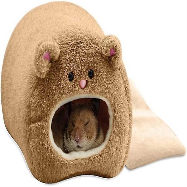 Cuddly Cave For Rats, Winter Small Play Bed Soft House Cage Nest Hamster Accesso Carousel 1