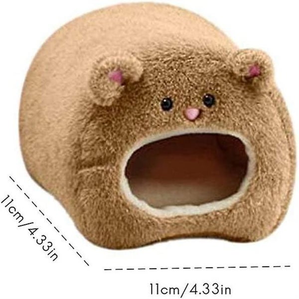 Cuddly Cave For Rats, Winter Small Play Bed Soft House Cage Nest Hamster Accesso Carousel 2