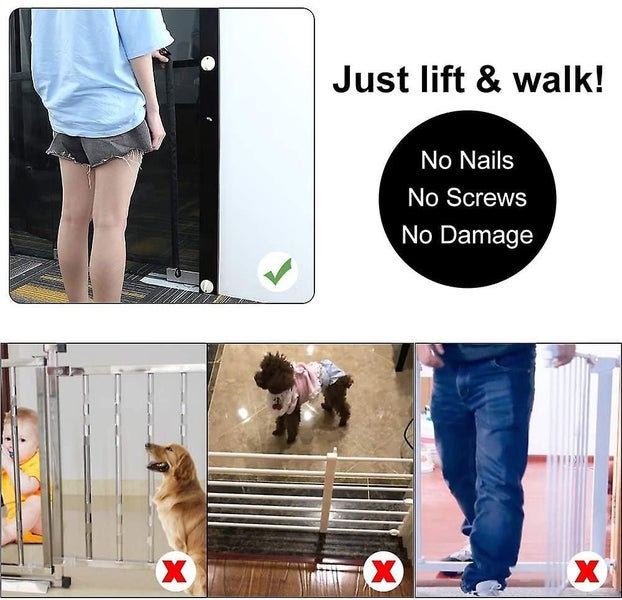 Stair Safety Gate, Door Safety Gate, Dog Guard, Dog Barriers 1.8M*72CM Carousel 2