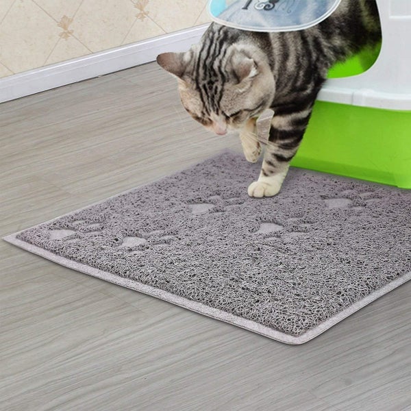 Waterproof Food / Litter Box Mat Compatible With Cat And Dog Carousel 1