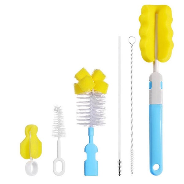 Bottle Brush Cleaner Pack - Cleaning Brushes For Baby Bottles, Water Bottles, St Carousel 1