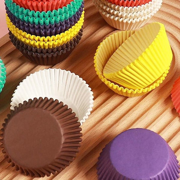 Cupcake Liners - Standard Size Cupcake Wrappers To Use For Pans Or Carrier Or On Carousel 5
