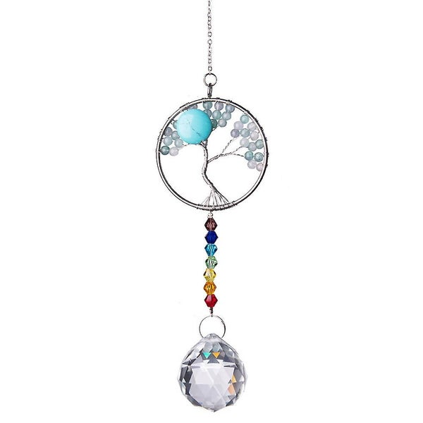Crystal Ball Prism Chandelier Sun Catcher, Hanging Crystal Ornament, Home Garden Carousel 1