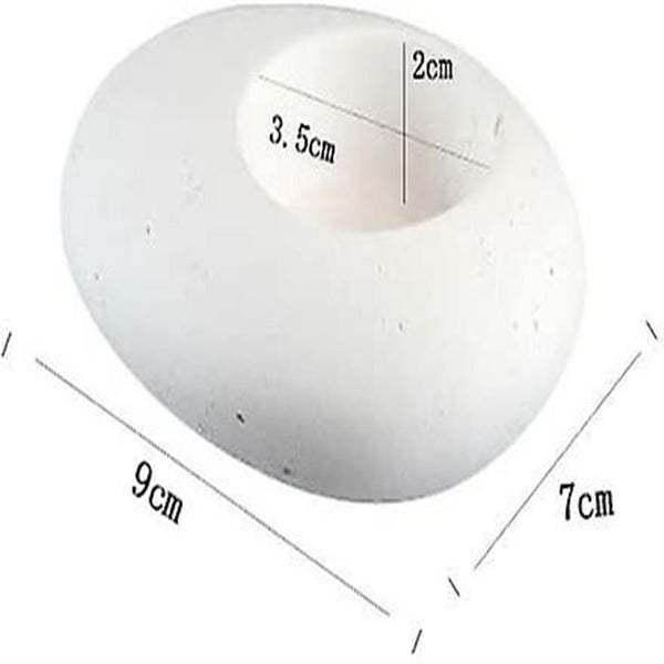 Cobblestone Candlestick Silicone Mold Concrete Flowerpot Mould Handmade Cement C Carousel 2