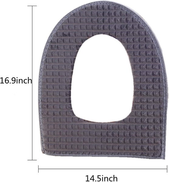 Bathroom Soft Thicker Warmer Toilet Seat Cover Pad Home Decoration Toilet Seat C Carousel 5
