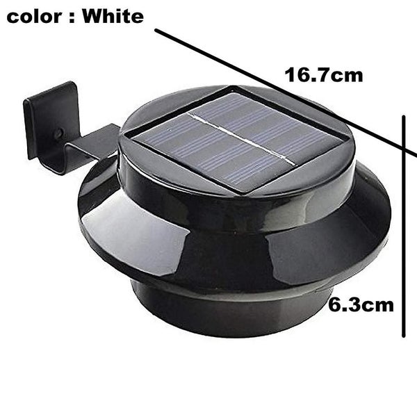 1 Pack Led Solar Gutter Light Outdoor, Security Wall Light For Garden, Fence, Ga Carousel 2