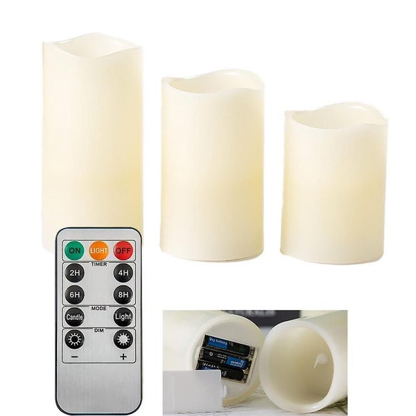 3-pack Candles Home Decor Birthday party garden party Decor christmas Decor Carousel 1