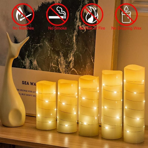 3-pack Candles Home Decor Birthday party garden party Decor christmas Decor Carousel 4