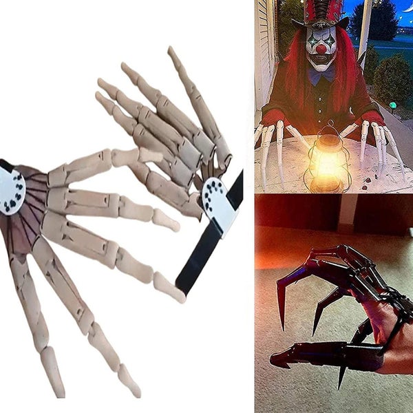 Halloween Articulated Fingers, 3d Printed Articulated Finger Extensions, Suitabl Carousel 1