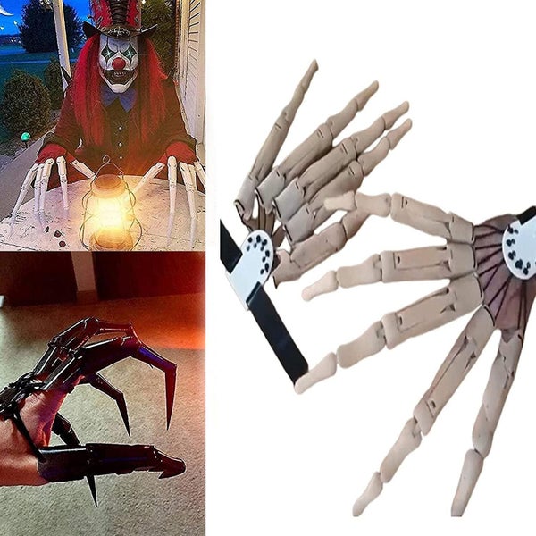 Halloween Articulated Fingers, 3d Printed Articulated Finger Extensions, Suitabl Carousel 2