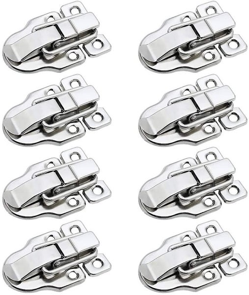 Set Of 8 Toggle Latches Metal Lever Closure Toggle Clasp Latch Spring Box Chest Carousel 1