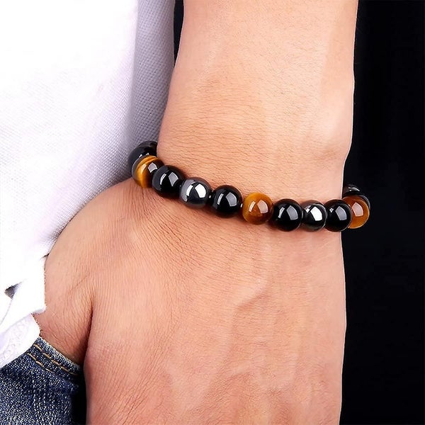 Beads Bracelet Triple Protection,tigers Eye Bracelet Hematite Beads Carousel 2
