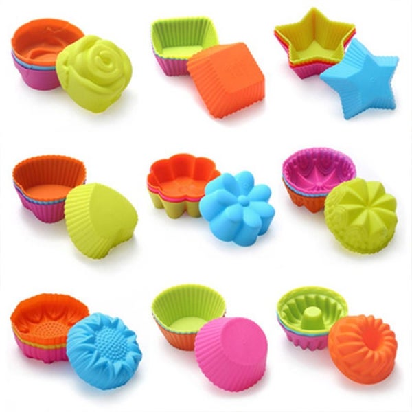 36 Pieces Silicone Muffin Cups, Reusable Silicone Baking Cups, Muffin Cups Carousel 2
